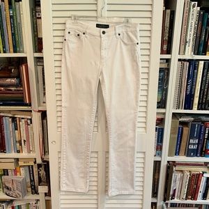 Lauren Ralph Lauren Classic Straight White Jeans 2